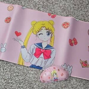 Sailor Moon Pink  Desk Mat and Wrist Pad Set